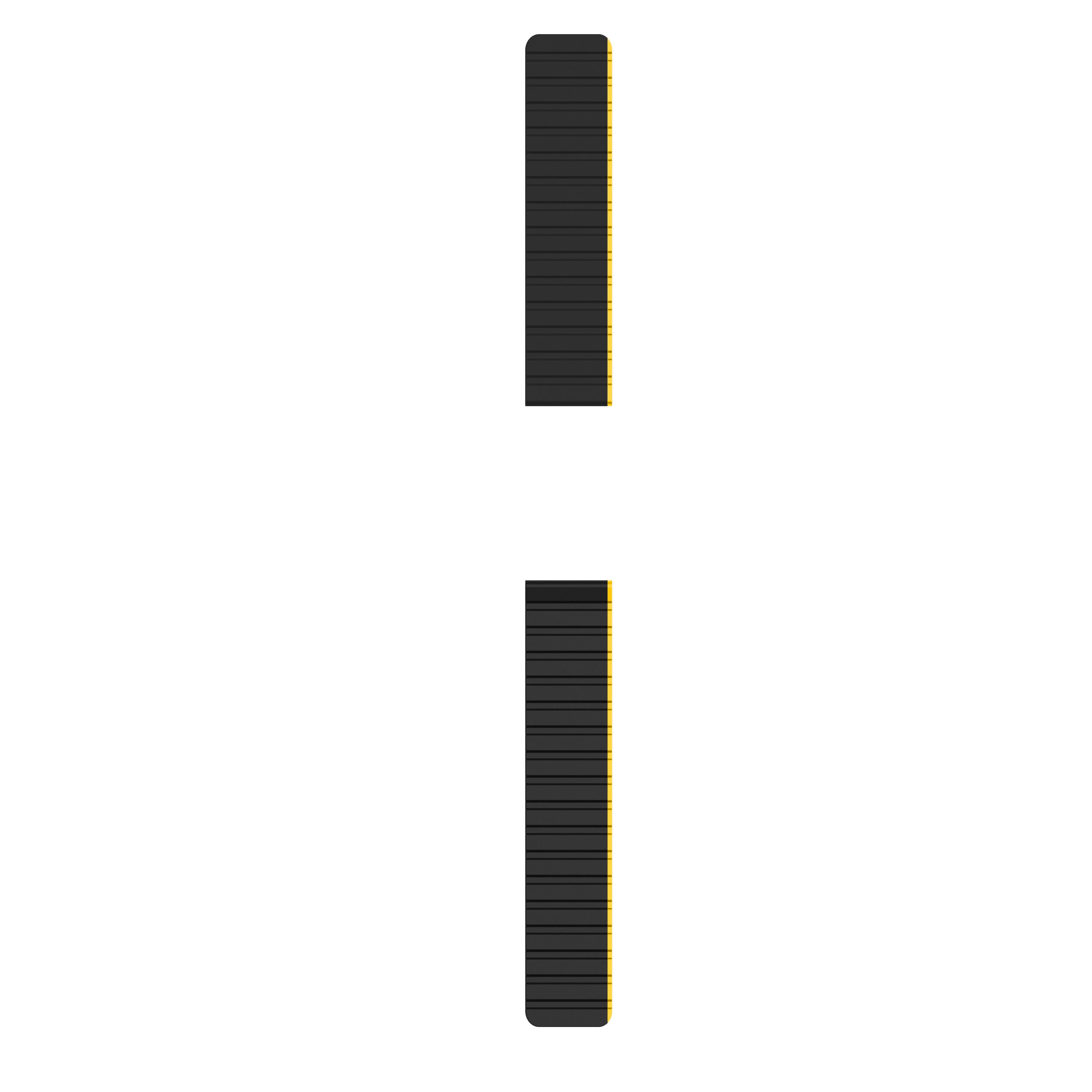 Kieslect 22MM Black Yellow Dual-tone Strap