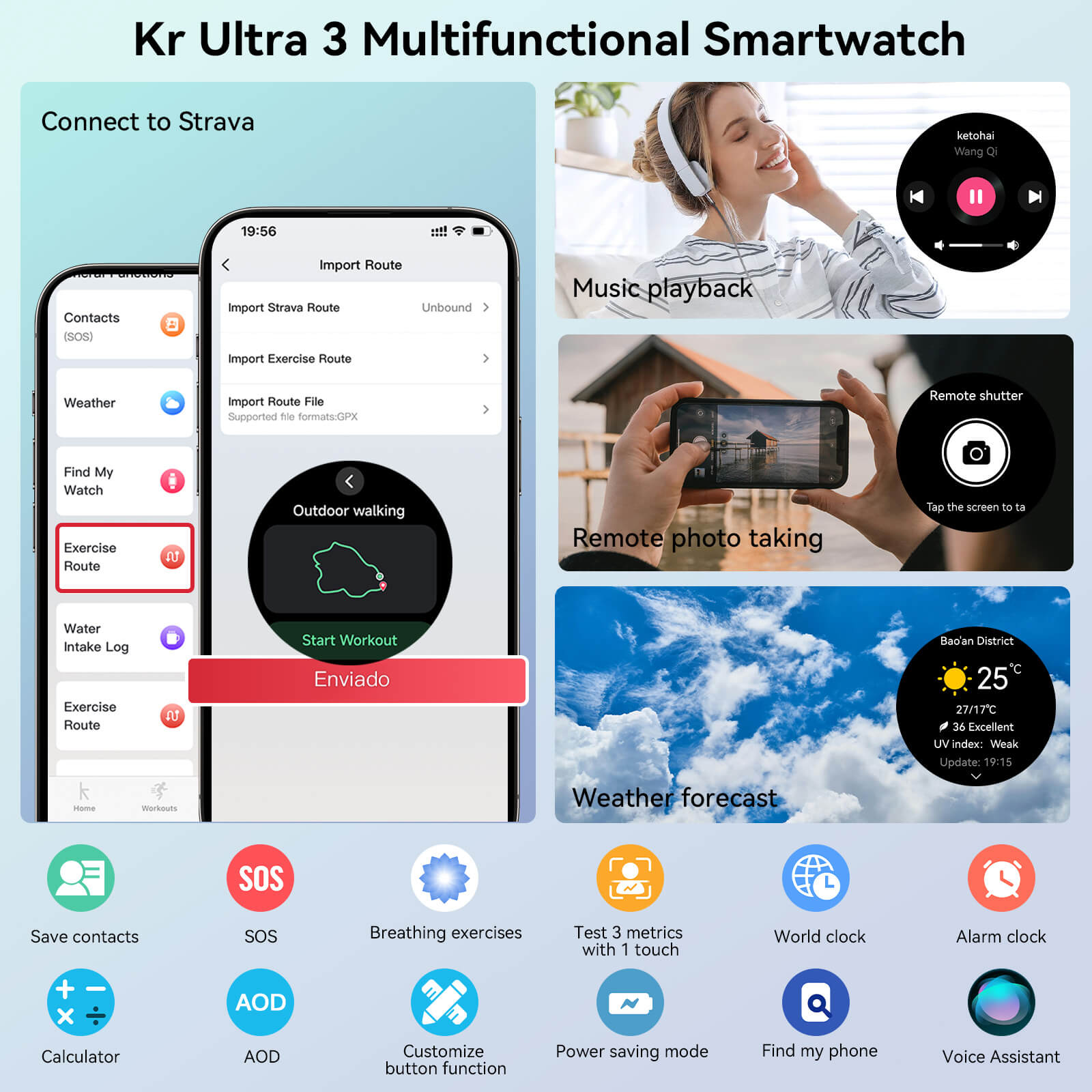 Kieslect Kr Ultra 3 Smartwatch