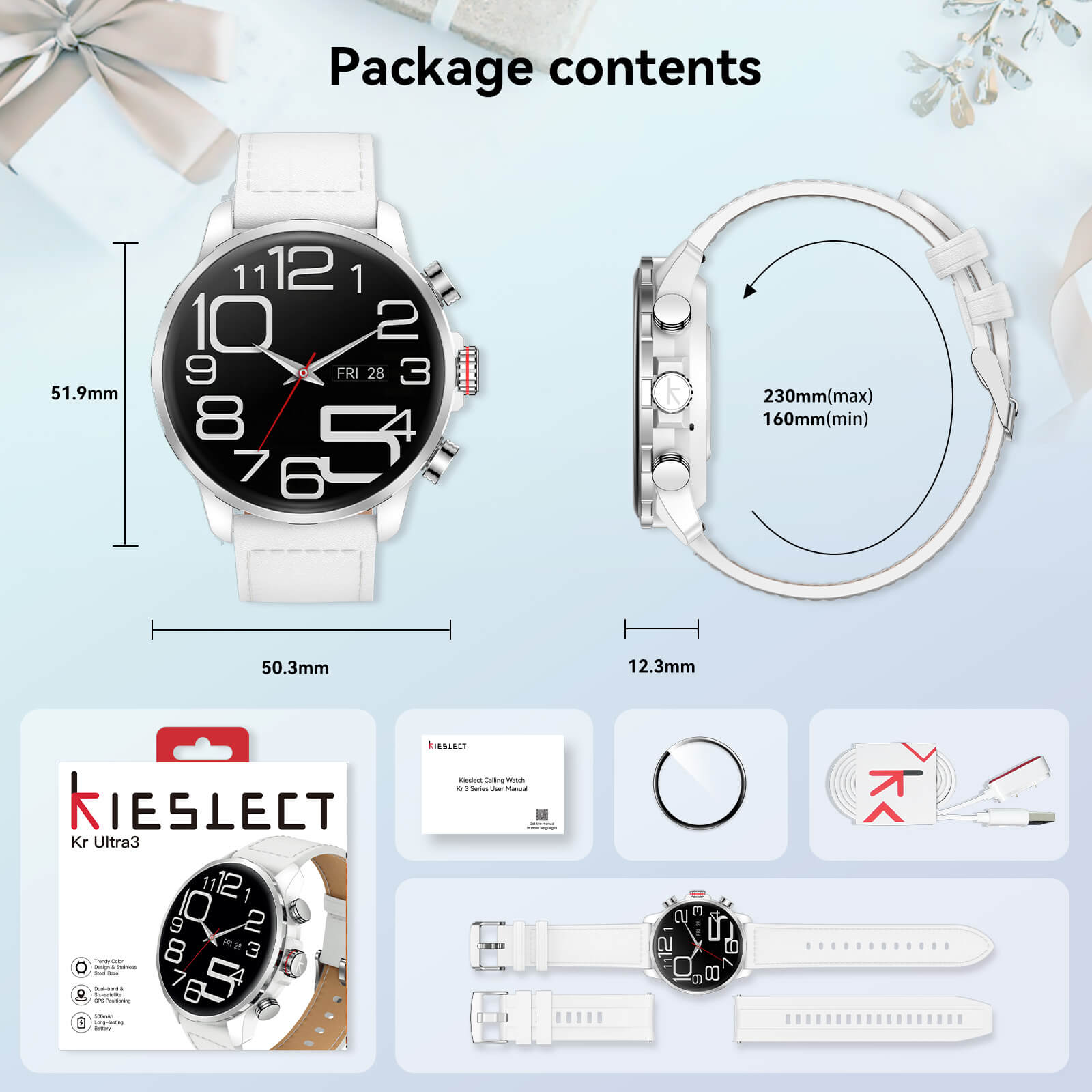 Kieslect Kr Ultra 3 Smartwatch