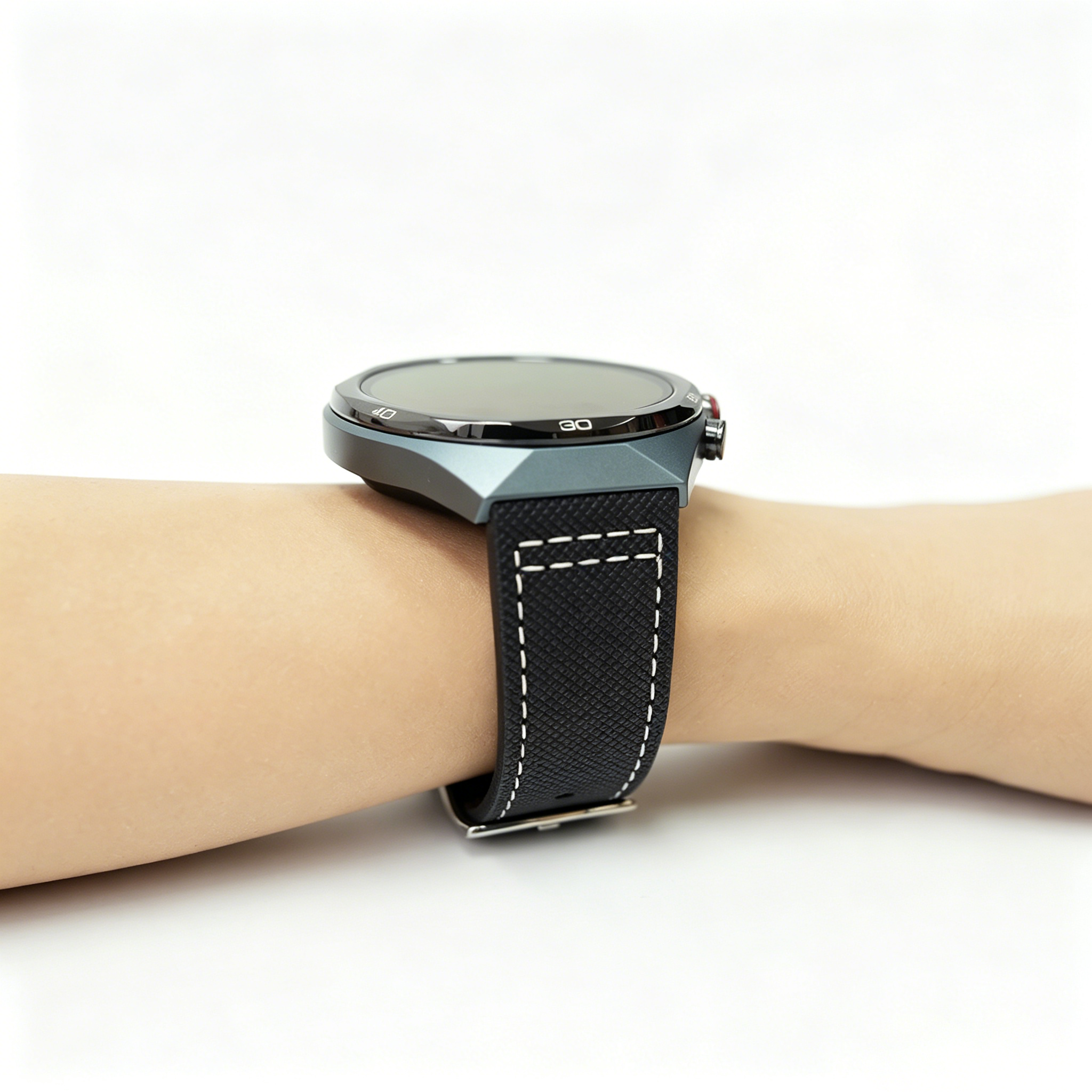 Leather strap for men's watches