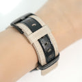 Light Khaki Jeep-Style Woven Watch Strap