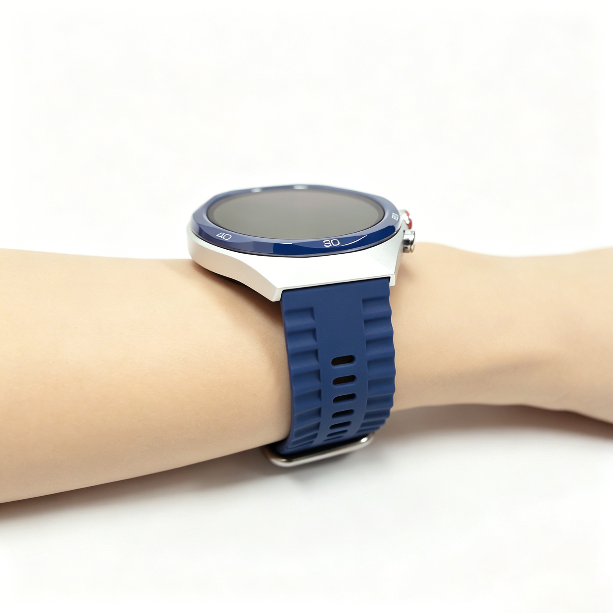 Silicon strap for men's watches